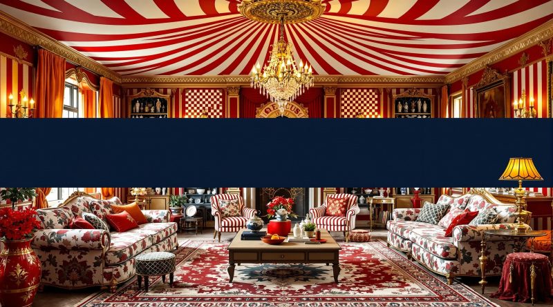 Cirkus hemma och mormors möbler – årets vildaste trends