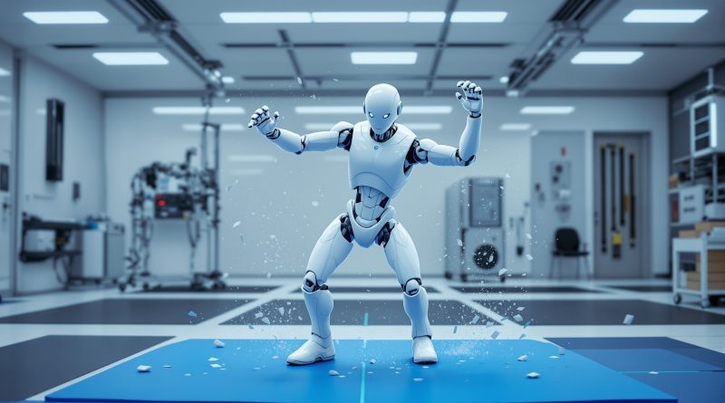 Robot sparkar tränare - blir viral internetsuccé
