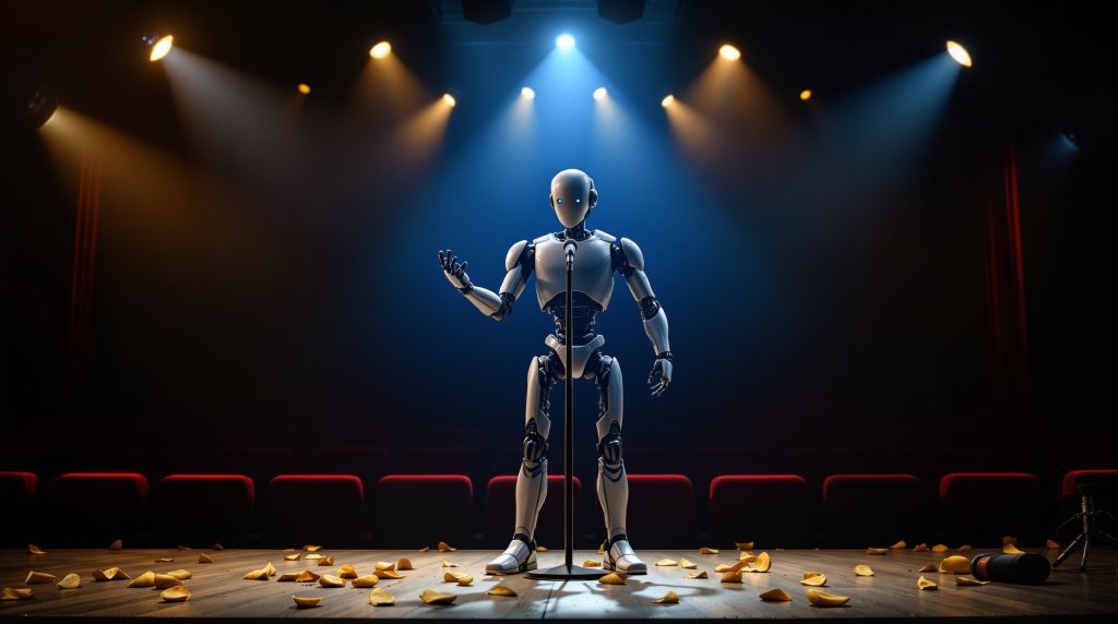 Robotarna slår tillbaka – med komedi istället för våld