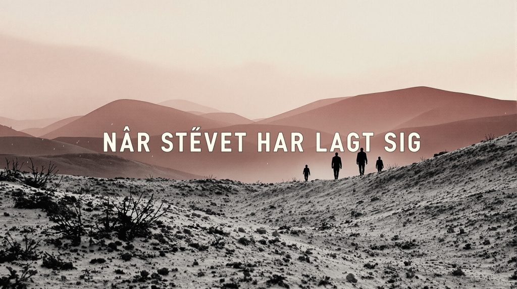 Rollista i När dammet har lagt sig