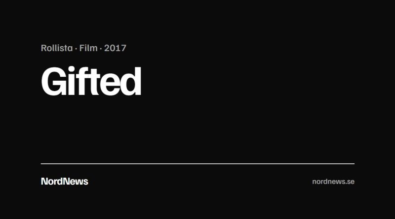 Titelkort: Rollista · Film · 2017 – Gifted