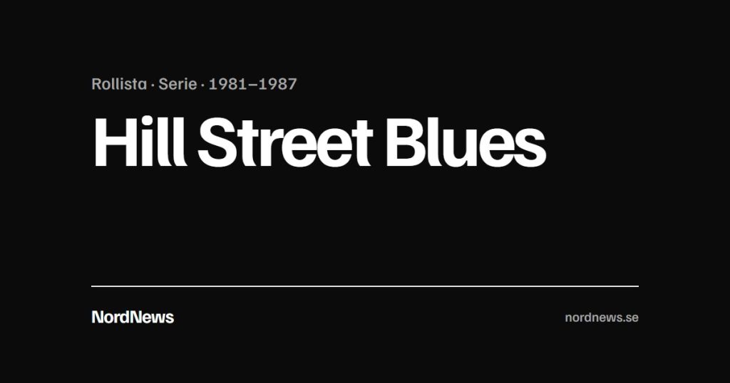 Titelkort: Rollista · Serie · 1981–1987 – Hill Street Blues