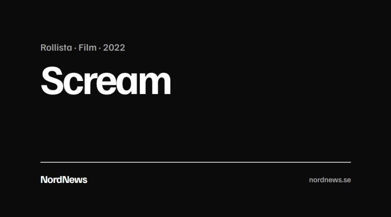 Titelkort: Rollista · Film · 2022 – Scream
